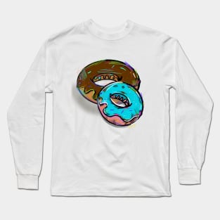 2 Donuts are better than 1 Long Sleeve T-Shirt